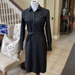 Loft pin-striped dress